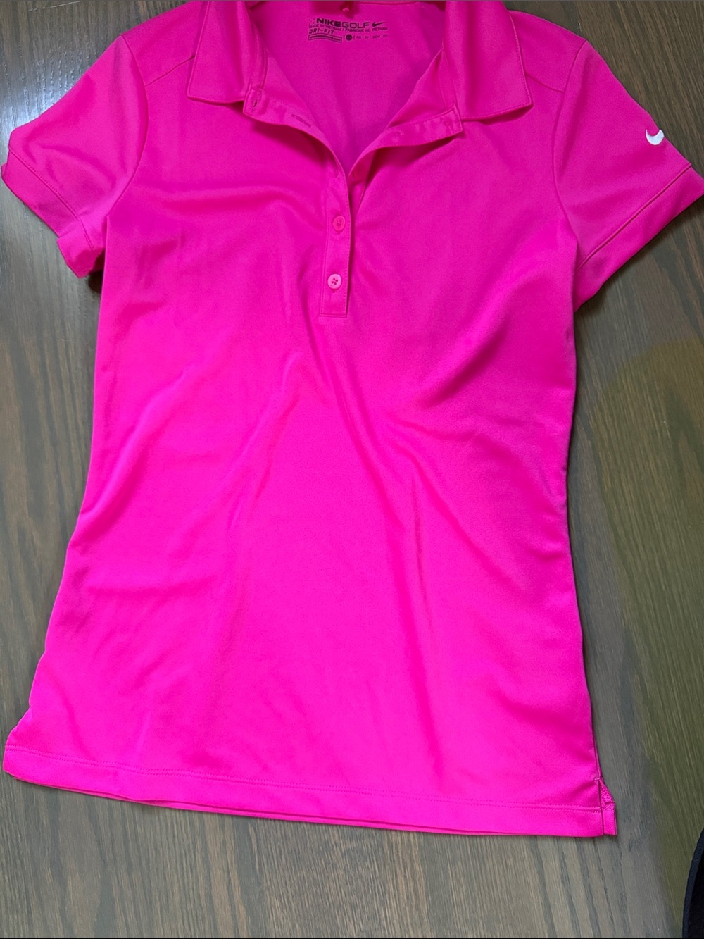 Nike Golf Dri-FIT Hot Pink Polo Shirt XS Athletic Golf Tennis